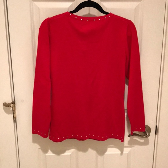 Quacker Factory Snowman Sweater XS New - Picture 8 of 11